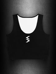 TECHNO SINNER All Over Crop Tank Top