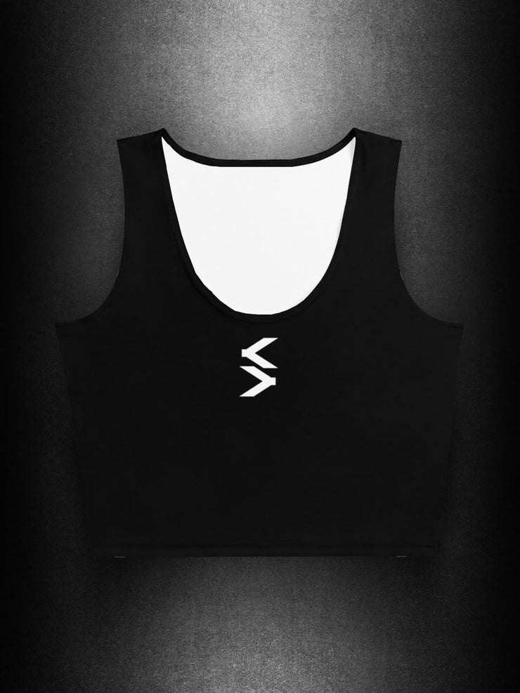 TECHNO SINNER All Over Crop Tank Top