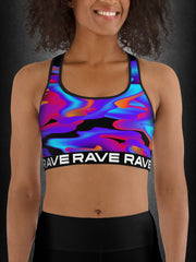 CAMO RAVE Dance Bra