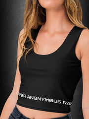 ANONYMOUS RAVER All Over Crop Tank Top