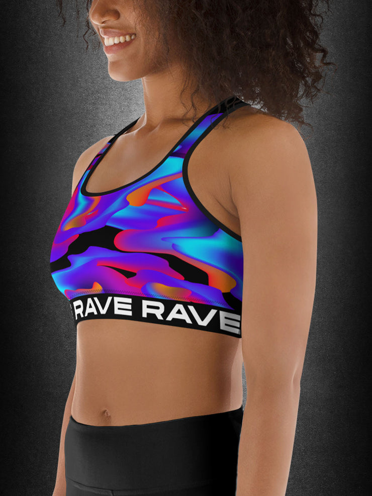 CAMO RAVE Dance Bra